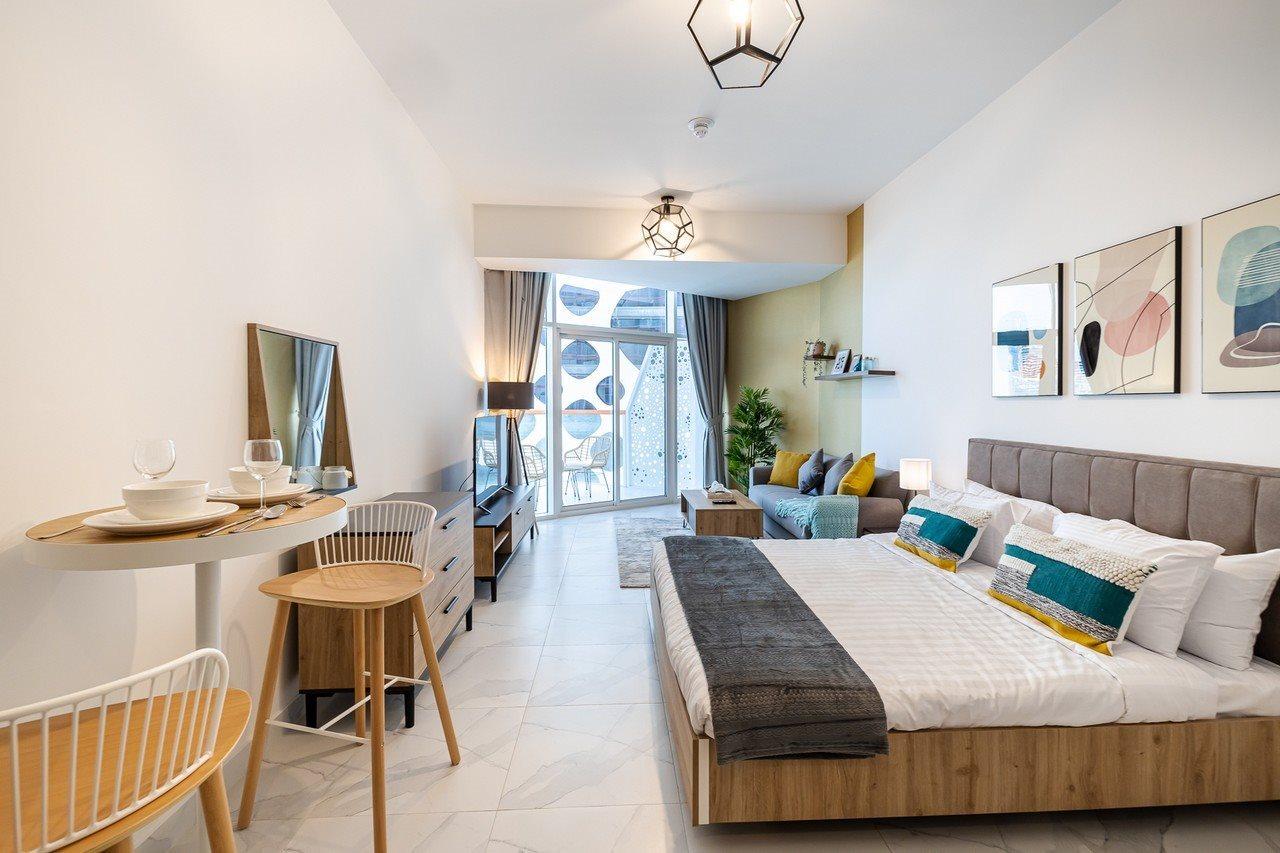 Apartamento Unlock Waters Edge Dubái Exterior foto