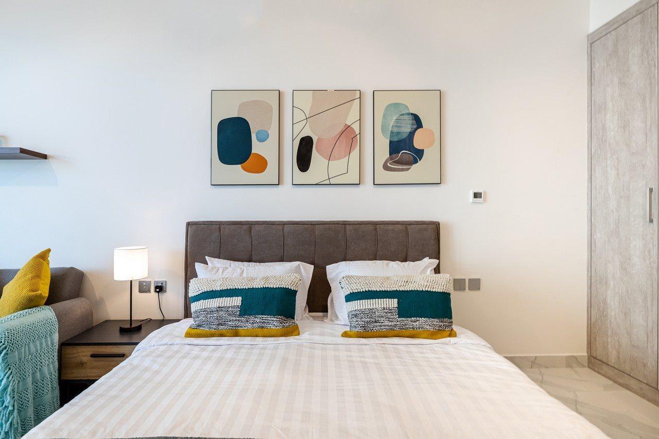 Apartamento Unlock Waters Edge Dubái Exterior foto