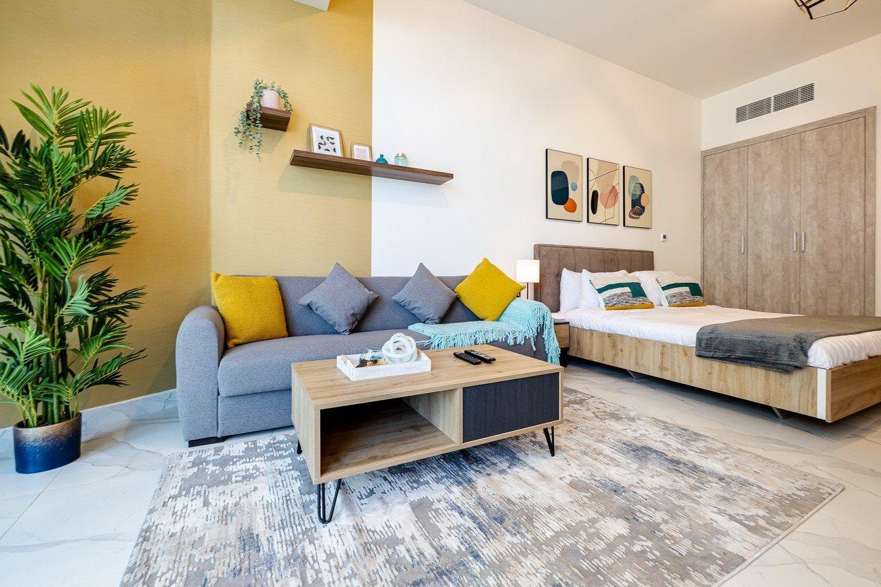 Apartamento Unlock Waters Edge Dubái Exterior foto