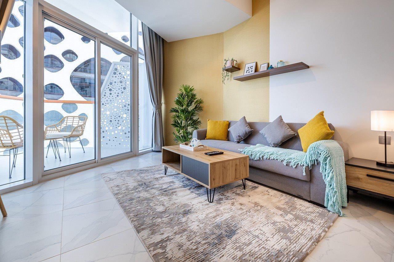 Apartamento Unlock Waters Edge Dubái Exterior foto