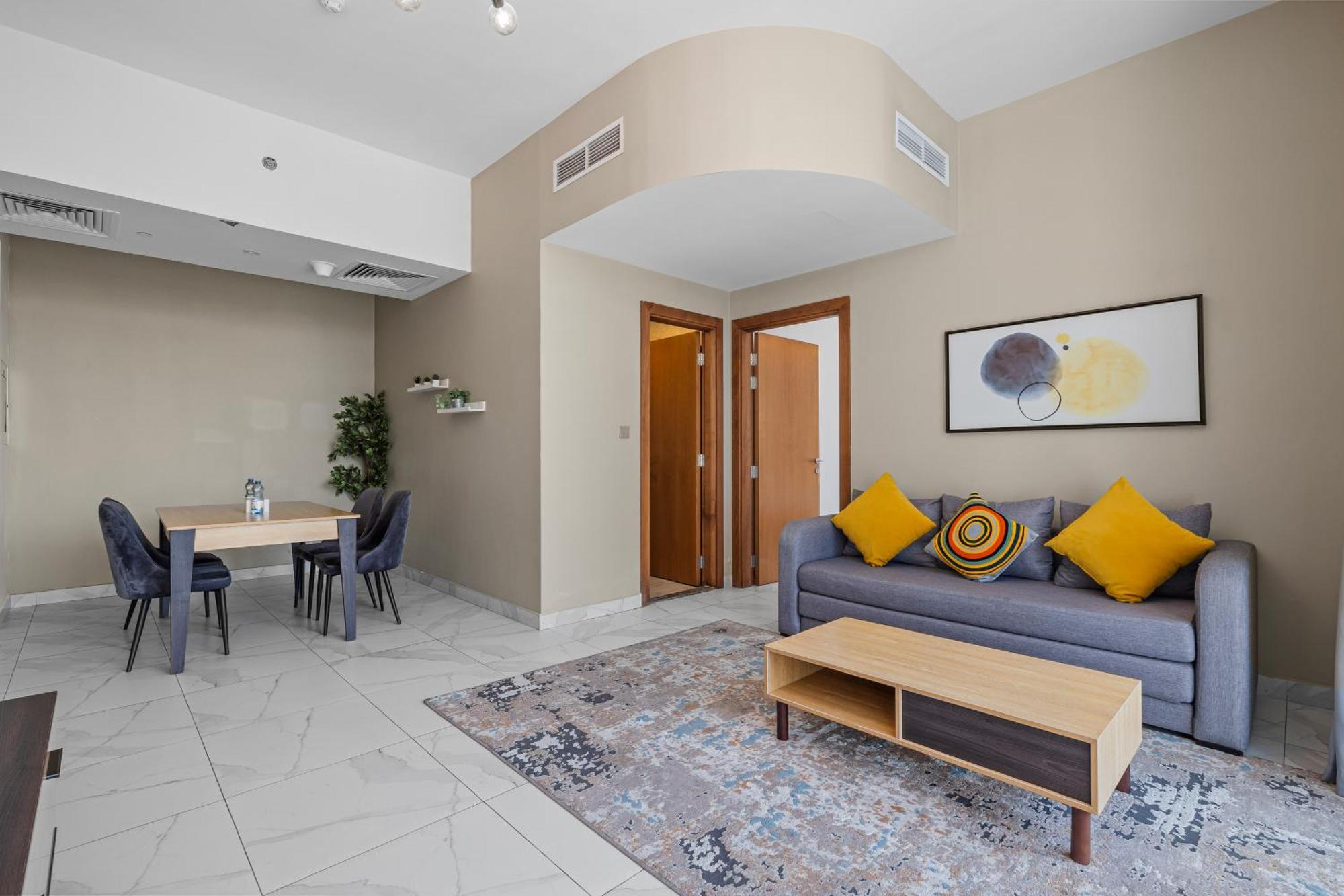 Apartamento Unlock Waters Edge Dubái Exterior foto