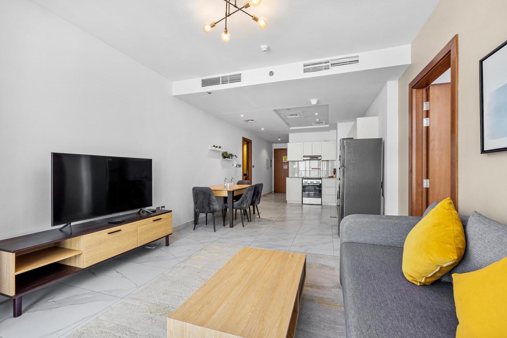 Apartamento Unlock Waters Edge Dubái Exterior foto