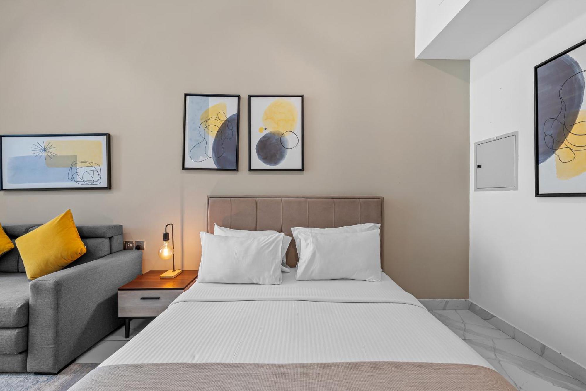 Apartamento Unlock Waters Edge Dubái Exterior foto