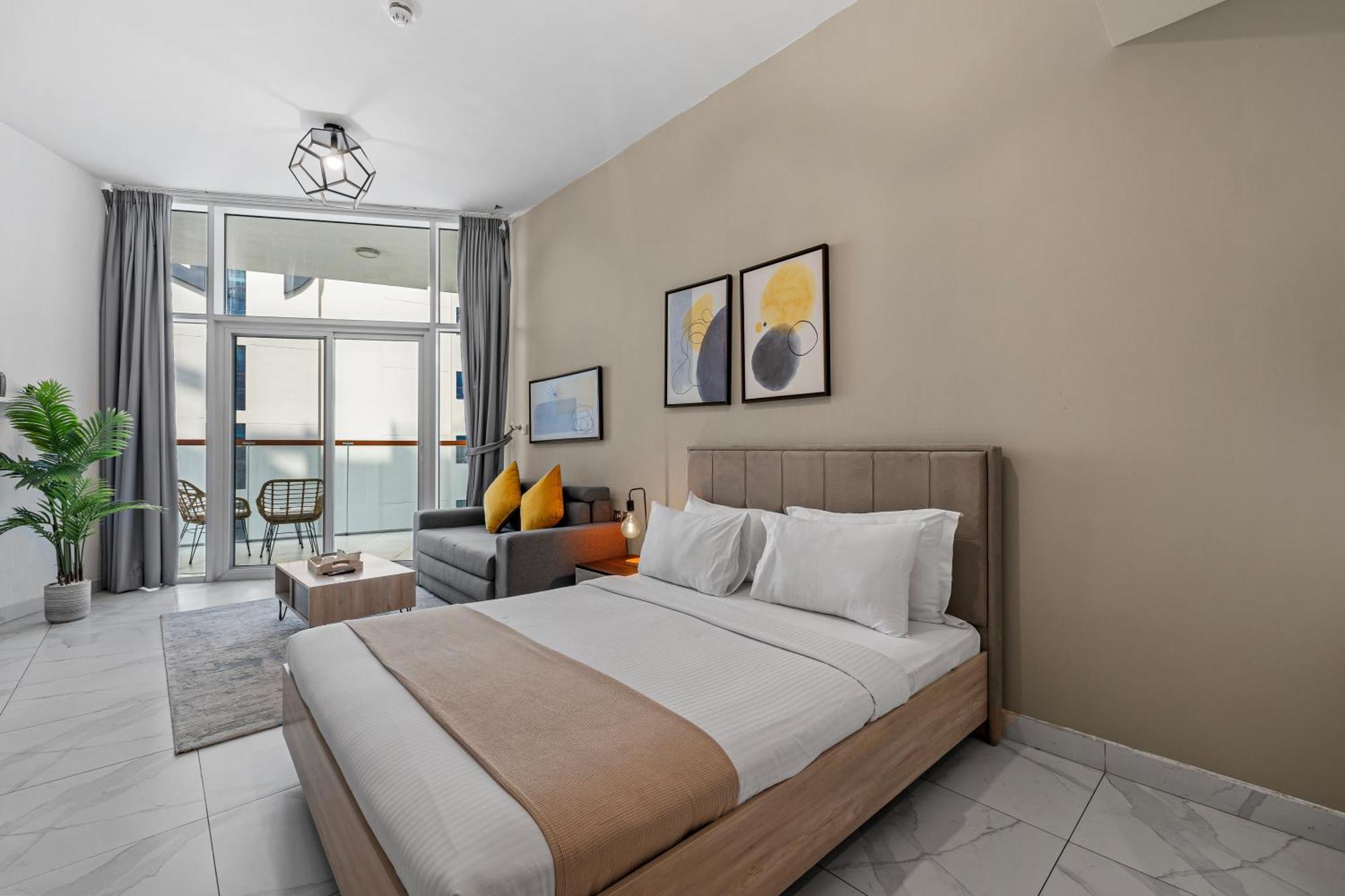 Apartamento Unlock Waters Edge Dubái Exterior foto